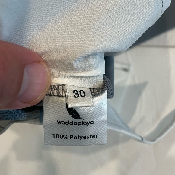 Waddaplaya Gray 9” Golf Shorts 30 New w/o tags - Picture 10 of 11
